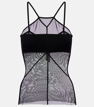 Rick Owens SL Combo semi-sheer top