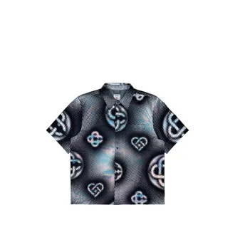 Casablanca Pearlescent Monogram Denim Shirt