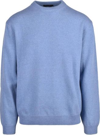 Daniele Fiesoli Crewneck Pullover In Soft Wool And Cashmere Blend
