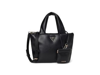 Guess Sunetra Mini Tote Tote Womens Handbags Black, Polyurethane