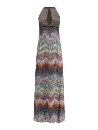 Missoni Long Sleeveless Brown Dress
