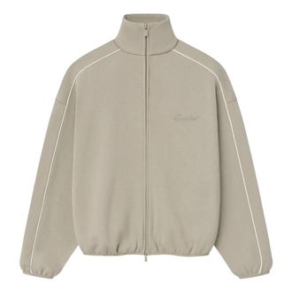 Fear of God Modern Fleece Track Jacket With Piping Timber Cloud White 202SP256891F
