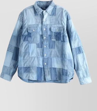 Polo Ralph Lauren long sleeve check shirt patchwork design