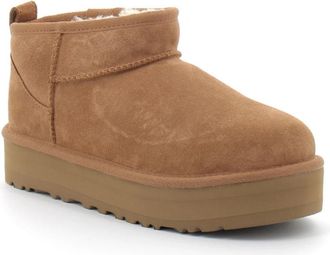 UGG Klassieke Ultra Mini Platform Laars - Dames - Winterlaarzen - Bruin - 39 EU - Schoenen