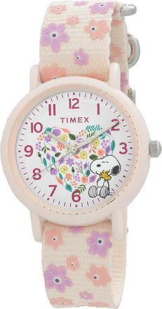 Timex Peanuts Quartz White Dial Ladies Watch TW2W33400