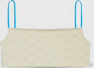 Off-white Womens Off-White Monogram Tube Top Light Green Sand - Size: XS