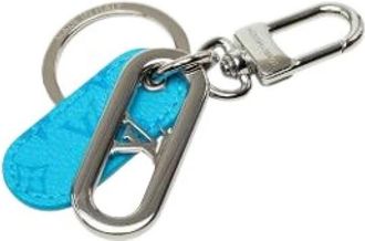 Louis Vuitton Pre-owned Canvas Key Holder - Dames - Vintage Accessoires - Blauw - ONE Size - Vintage