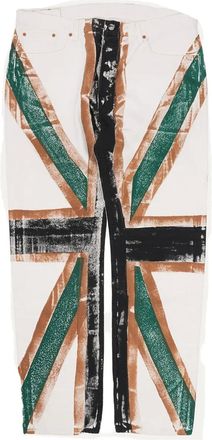 Denim Tears Jeans Union Jack - Toni neutri