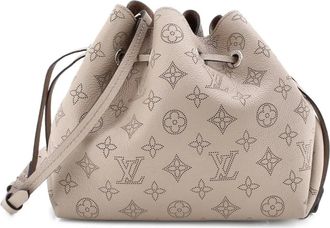 Louis Vuitton Bella Mahina Leather bucket bag - Beige