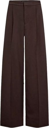 Copenhagen Muse Dames, Broeken, Bruin, Maat: S Viscose