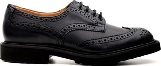 Trickers Daniel Veterschoen - Heren - Veterschoenen - Zwart - 41 EU - Leer - Schoenen