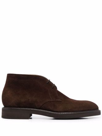 John Lobb Heywood suede boots - Brown
