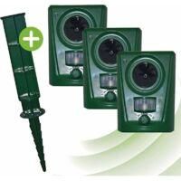 OEM Repelente Ultras&oacute;nico Para Animales - Funciona Con Pilas - Repele Eficazmente Animales Salvajes, Aves Y Visones Mediante La Emisi&oacute;n De Se&ntilde;ales S&oacute;nicas
