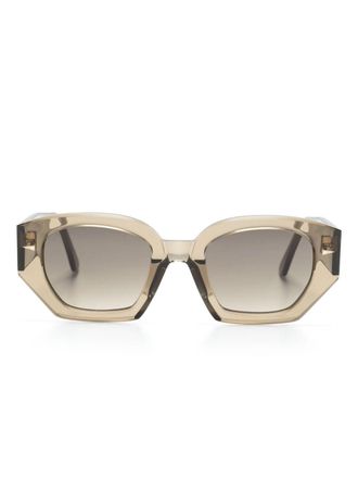 Ahlem Constantine zonnebril met cat-eye montuur - Bruin
