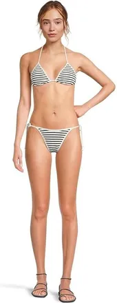 L*Space L*Space Levy Bikini Bottom Womens Sail Along Striped Tie-Sides DDR2223