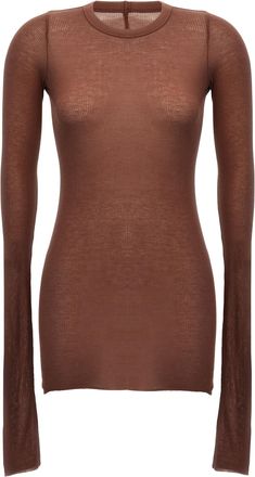 Rick Owens rib Ls T T-shirt