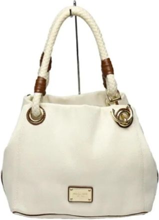 Michael Kors Pre-owned Fabric totes - Dames - Vintage Handtas - Beige - ONE Size - Vintage
