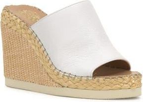 Vince Camuto Brissia Wedge Mule in Pure White Petra at Nordstrom Rack, Size 9.5
