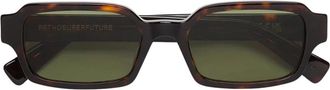 Retro Superfuture Carino Zonnebril - unisex - Zonnebrillen - Bruin - 54 MM - Accessoires