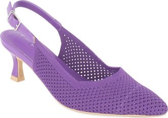 Elie Tahari Galway Slingback Pump in Dark Purple at Nordstrom, Size 5.5