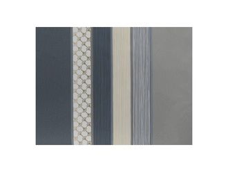 Elegante Bettw&auml;sche Cornflower Stripes Deep Coal