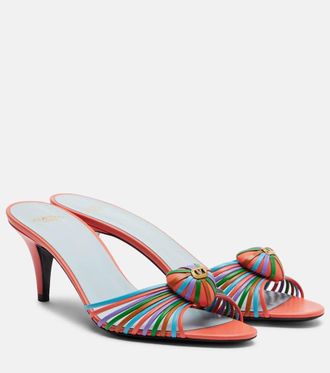 Valentino Garavani Royal 65 leather mules