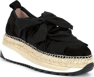 Free People Womens Chapmin Espadrille Sneaker In Black