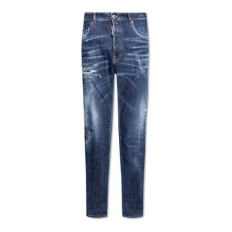 Dsquared2 Heren, Jeans, Blauw, Maat: S Katoen