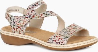 Rieker Womens Sphere Womens Riptape Sandals - Multi Colour - Size: 7.5