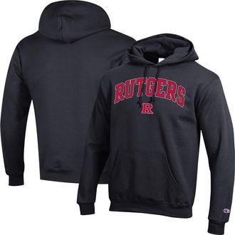 Champion Mens Champion Black Rutgers Scarlet Knights Arch Over Logo Pullover Hoodie at Nordstrom, Size X-Large