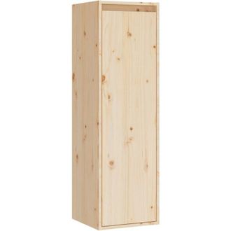 vidaXL Vidaxl - Armario De Pared De Madera Maciza De Pino 30x30x100 Cm