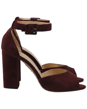 Charlotte Olympia Womens Suede Slingback Block Heel (Authentic Pre-Loved)