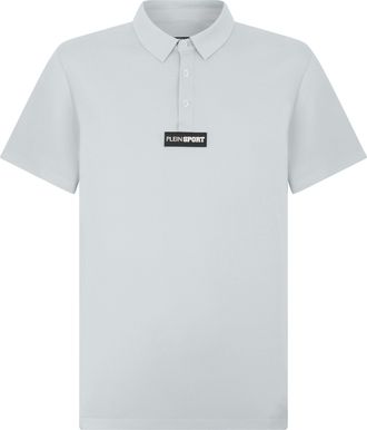 Plein Sport Pique Polo T-Shirt Scratch