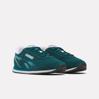 Reebok Classic Sneaker REEBOK CLASSIC CLASSIC AZ, Damen, Gr. 37,5, metalgr&uuml;n, seaportteal, ftwrwei&szlig;, Leder, Synthetik, Textil, Schuhe Sneaker