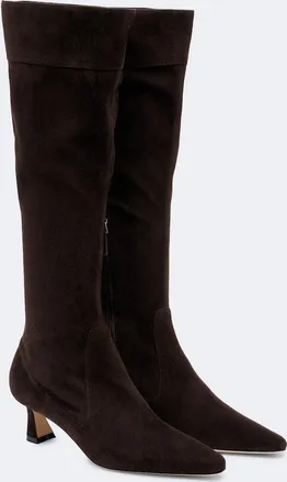 Malone Souliers Riva suede knee-high boots