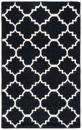 Safavieh Alfombra lana nero/neutrale 122 x 183 cm
