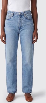 A Gold E Jeans straight a vita alta in denim con design a cinque tasche