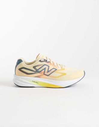 New Balance Flite-R - Sneakers da corsa arancioni e bianche-Arancione