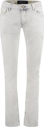 Hand Picked Orvieto Slim Fit Jeans - Heren - Slim Fit Jeans - Grijs - W32 - Katoen - Jeans