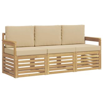 vidaXL Juegos De Sof&aacute;s Madera De Acacia S&oacute;lida Vidaxl