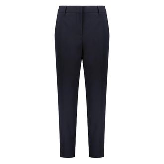 Moschino Slim Cropped Broeken - Dames - Vrijetijds broeken - Blauw - S - Polyester - Broeken
