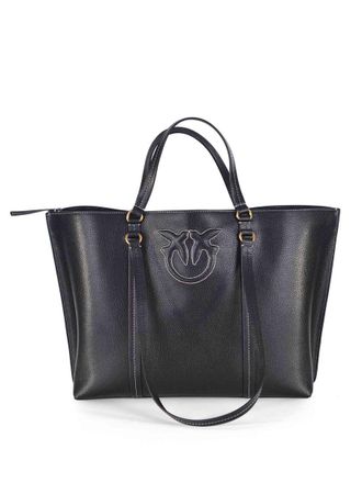トートバッグ PINKO 'Carrie' shopping bag Black PINKO Carrie Leather Tote Bag | Black | FARFETCH