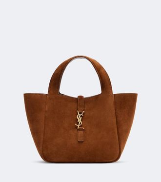 Saint Laurent Le 5 &agrave; 7 suede shoulder bag