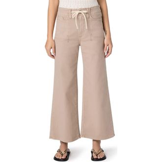 Paige Ari Drawstring High Waist Wide Leg Pants in Vintage Utaupia at Nordstrom, Size 24P