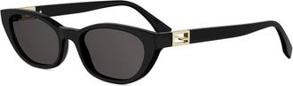 Fendi Sunglasses - female - Fendi - Sunglasses - Black - 54 MM - Accessories