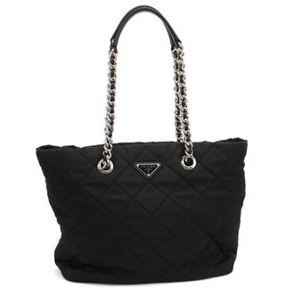 Prada Black Nylon Tote Bag (Pre-Owned)