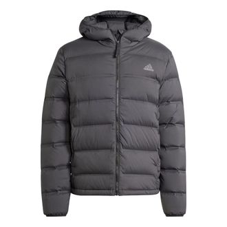 adidas Helionic Stretch Hooded Down Jacket Black IK3174