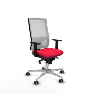 Piqueras y Crespo Piqueras-y-crespo Silla Ergon&oacute;mica Roja Oficina Confortable