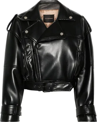 Andamane Nova cropped jacket - women - Polyester/Polyurethane/Acetate/Polyamide - 38 - Black