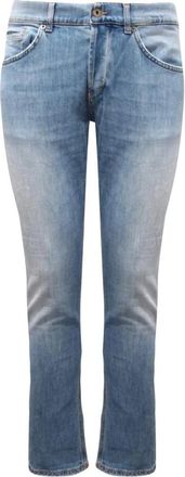 Dondup Skinny fit broek met Strappi - Heren - Slim Fit Jeans - Blauw - W31 - Katoen - Jeans